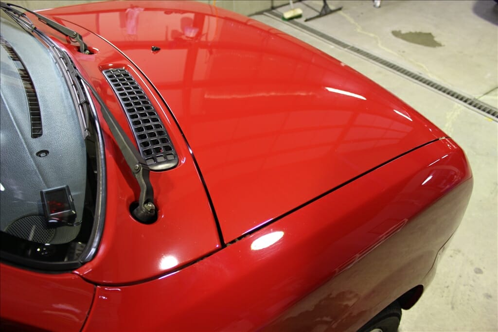 H１７年式 スズキ ラパン 赤 色あせ 車のお手入れ専門店 エコスタイル 熊本市東区