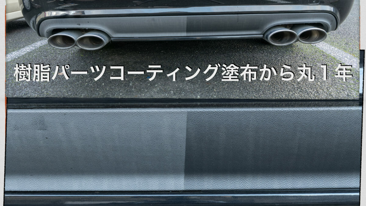 樹脂パーツコーティング Schwarz シュバルツ 車のお手入れ専門店 エコスタイル 熊本市東区
